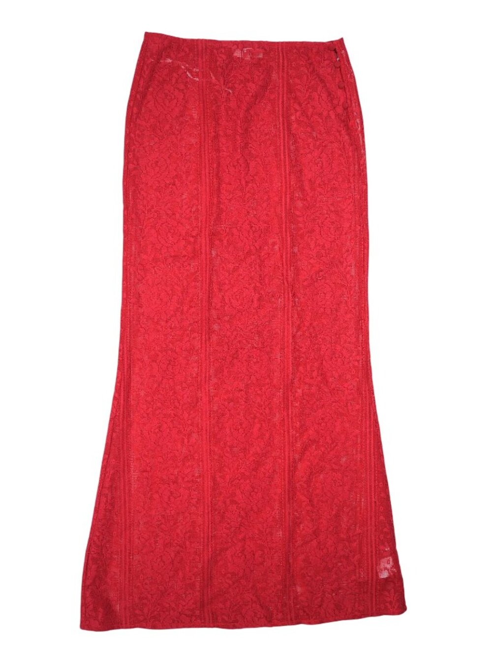 Loba Laura Maxi Skirt in Deep Red
